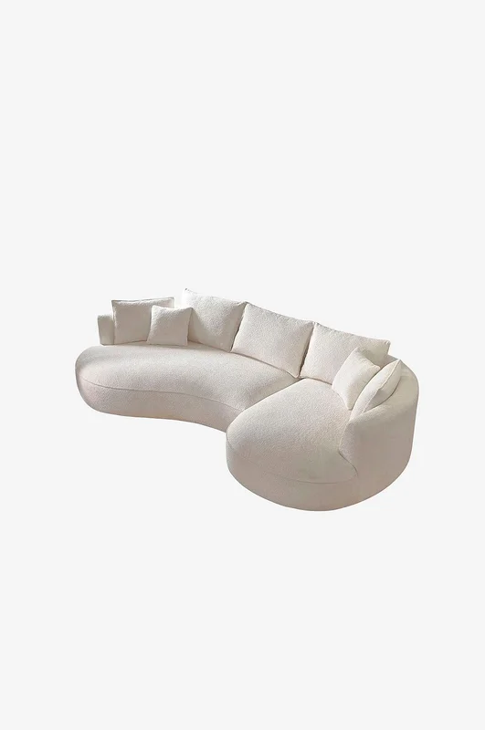 Hanah Home - Hjørnesofa Venedik Right - Hvit - Hjørnesofaer - Fra Homeroom