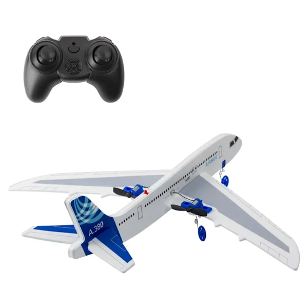 2.4Ghz Remote Control Airplane Kids DIY Model Aircraft RC Plane for Kids and Beginners