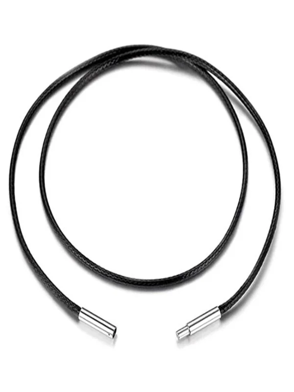 AliExpress - Zwart lederen touw ketting met sluiting koord ketting lijn string voor DIY hanger sieraden maken accessoires benodigdheden mannen
