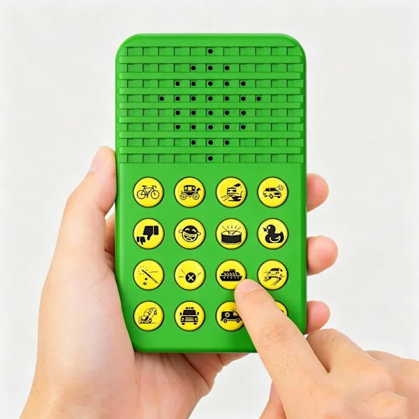 Joke Sound Machine 16 Sound Effects Toy, Funny Prank Machine with Humor Sounds like Laughter and Duck, Gag Toy for Kids and Teens, Fun Gift, Red
