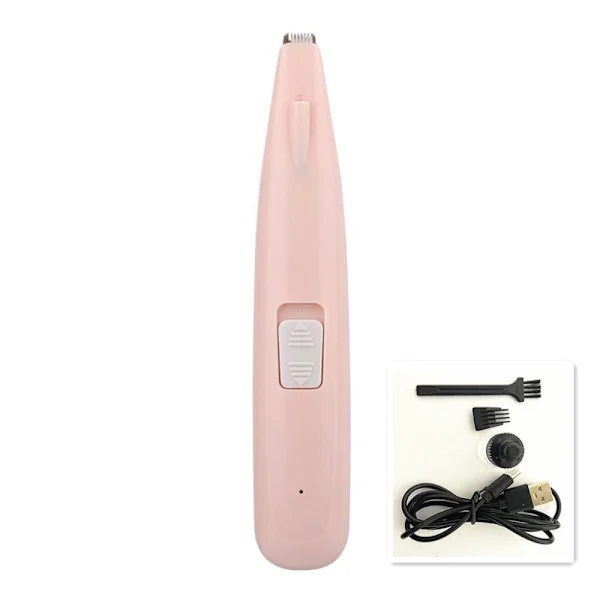Kæledyr Mini Sikker Trimmer Hundepote Trimmer Kæledyrspleje Klippere Hundehår Trimmer Mini Pink