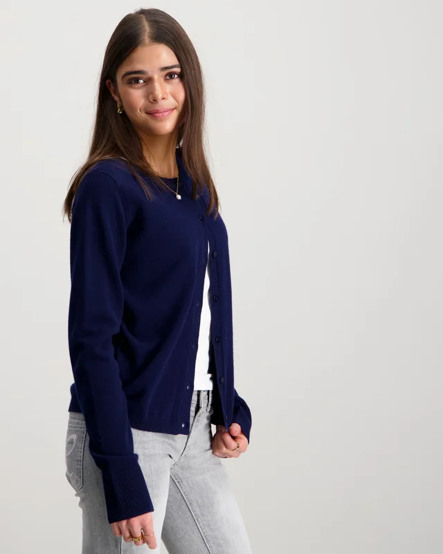 Sofie Schnoor CISSESY CARDIGAN Blå Genser Jente - Kids Brand Store