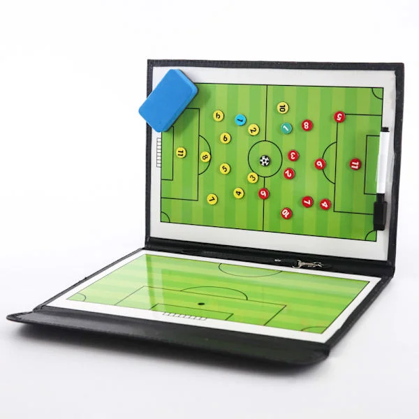 (54cm x 32cm) Football Tactics Board Football Coach Magnetic Board Portable Training Strategy for Football Training Competition