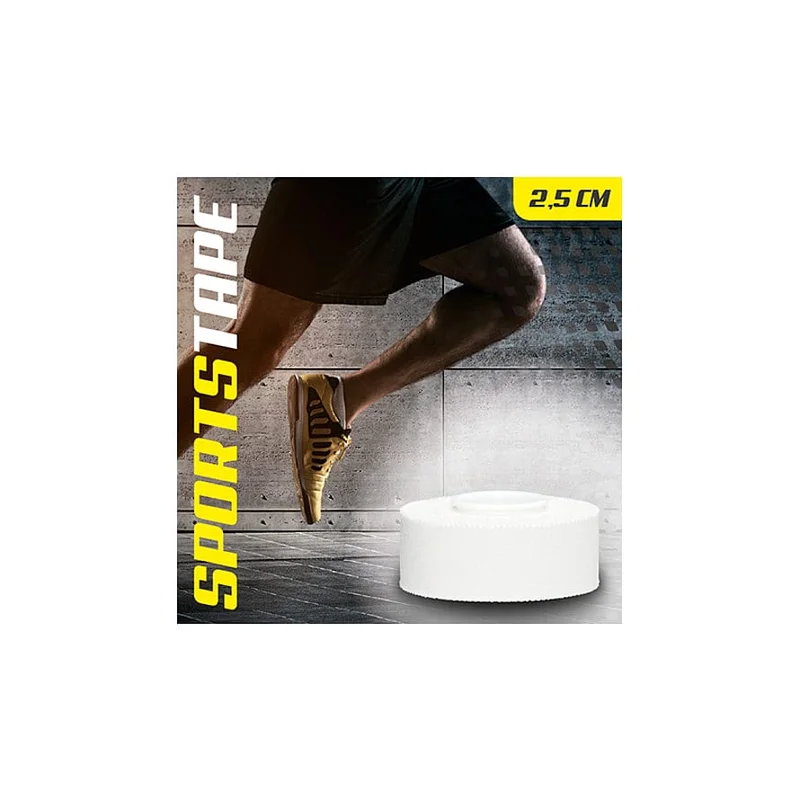 Jasper SportsTape 2,5 cm (10 meter) Hvid, Medicin & Pleje, Støttebind, Sportstape
