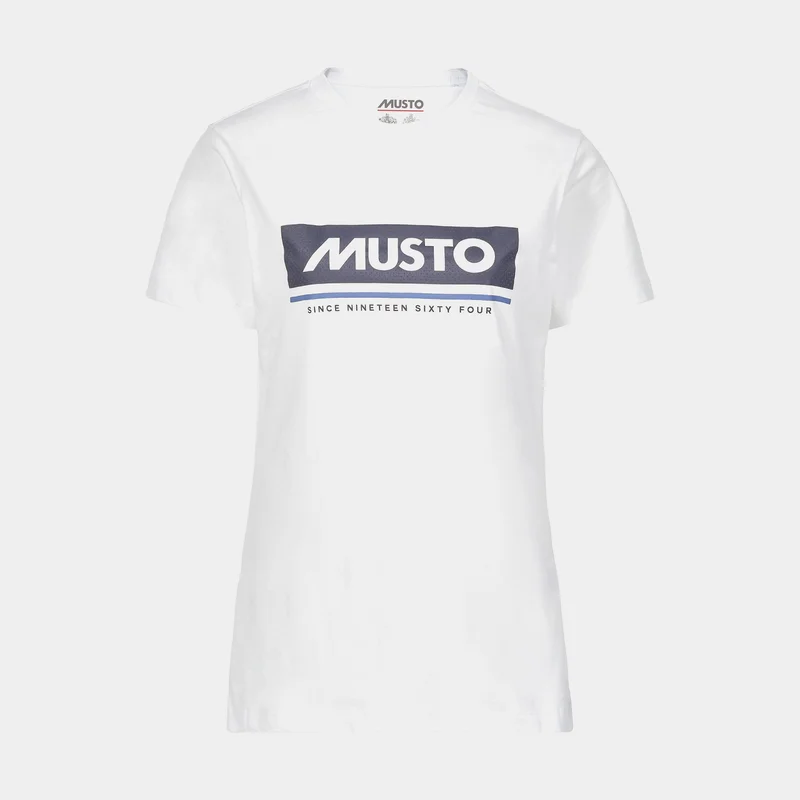T-shirt Musto T-Shirt 2.0, White, donna, Small (UK 10)