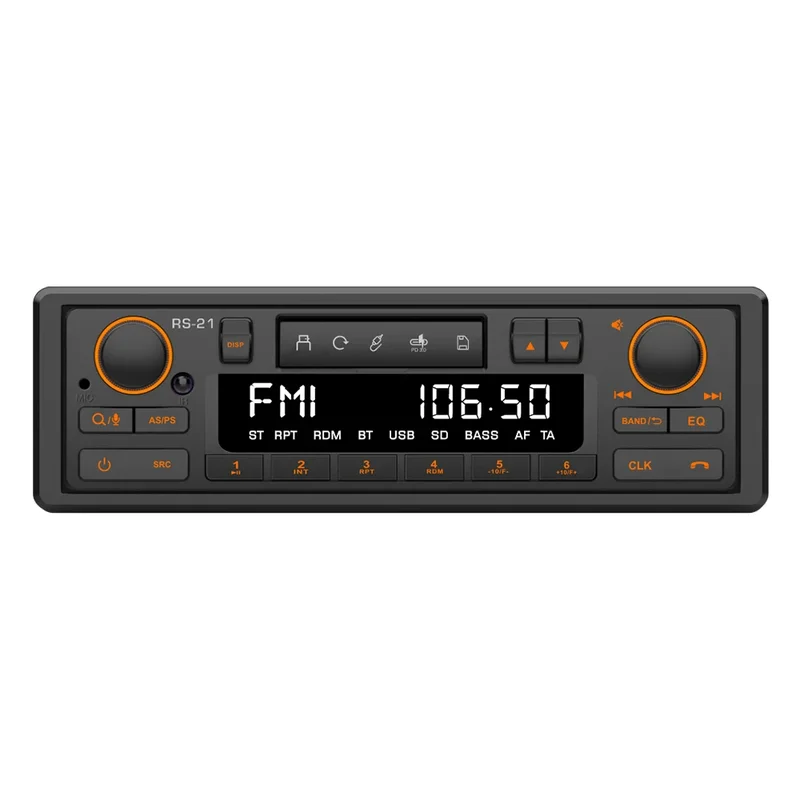 AliExpress - 1DIN Retro Autoradio MP3-Player Stereo Bluetooth FM AM RDS DAB Empfänger QC3.0 Für Porsche VW Benz BMW Land Rover Audi Alfa Romeo