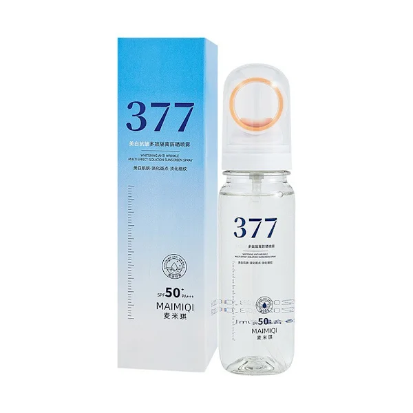 Solkrem spray SPF50+ PA++++ 90ml Bærbar solkrem spray, anti-rynke multi-effekt solkrem