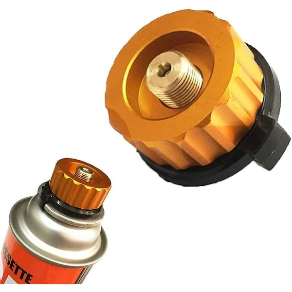Camping Gasblus Adapter Blus Konnektor Udendørs Camping Gas Auto Luk Af Cylinder Patron Split Type Camping Konverter Blus Konnektor