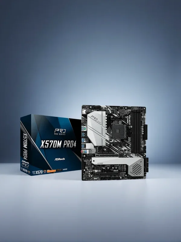 AliExpress - ASROCK brandneues X570M PRO4 X570 Motherboard AM4 Unterstützung CPU Ryzen 9 5950X 3950X7 5700X 5800X3D 5 5600X DDR4 M.2 Micro ATX