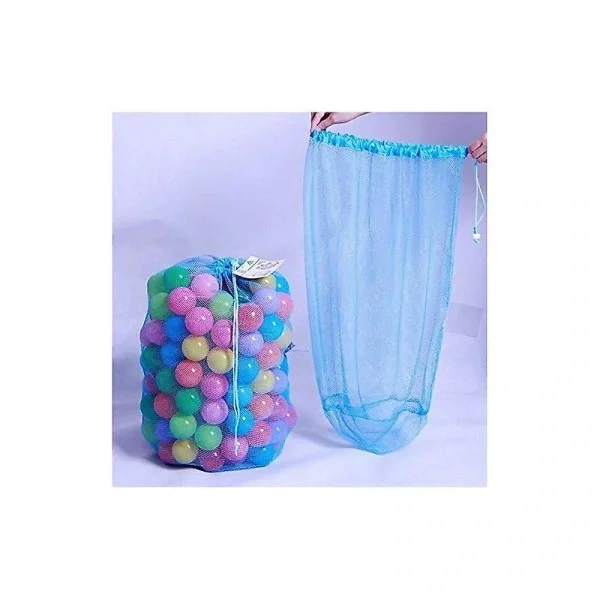 Ball Pit Storage Net Toy Storage Toy Bag Storage Bag, Holds 200 6cm Navy Blue