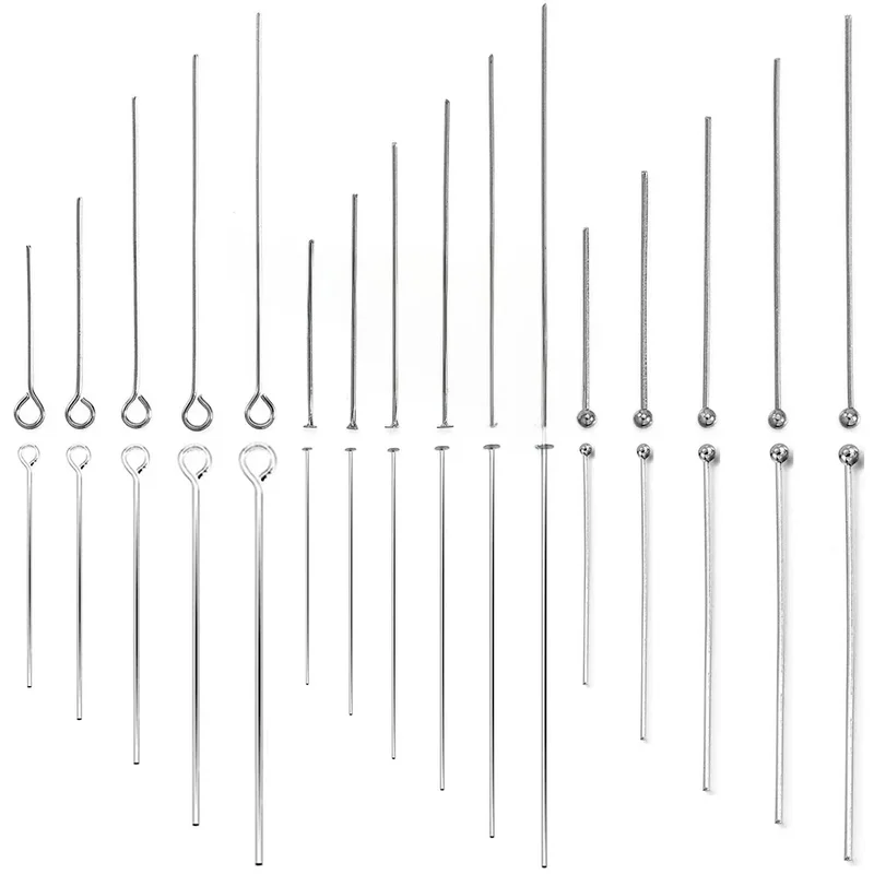 AliExpress - 100 stks/partij Rvs Headpin Diy Sieraden Accessoires Oorbellen Kralen Eye Pins Platte Kop Pins Voor Sieraden Maken Benodigdheden