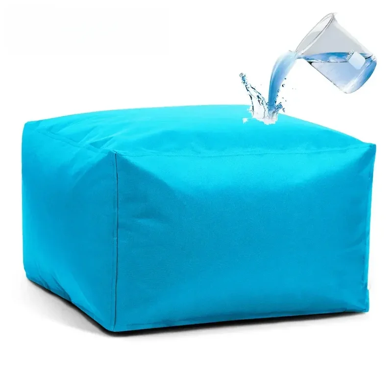 AliExpress - OTAUTAU – Pouf carré imperméable, couverture Ottoman sans remplissage, pour l'extérieur, plage, jardin, Salon, siège de sol, tabouret 