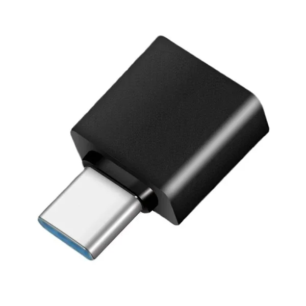 Mobiltelefon USB-minne usb2.0 OTG-adapter - usb2.0 till typ-c adapter - Android-omvandlare Type-C gränssnitt Svart Lång, A
