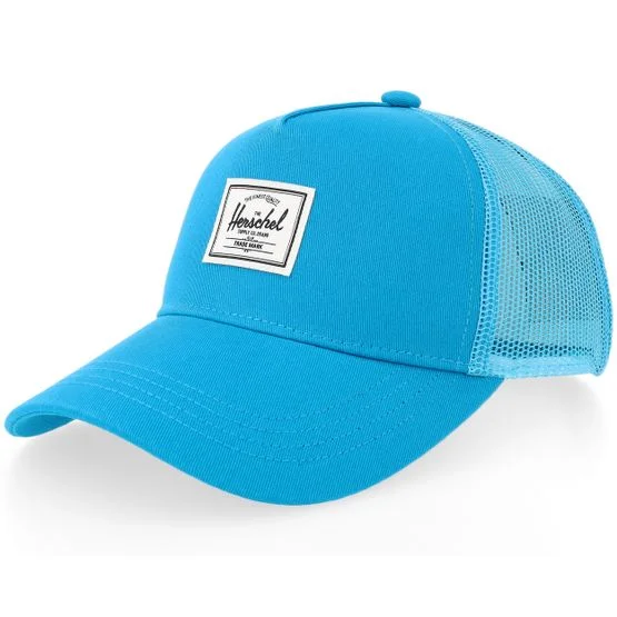 Herschel - Kids Whaler Cotton Mesh Cap Hawaiian Surf A-Frame Trucker Trucker Trucker Blue Cap - @ Hatstore