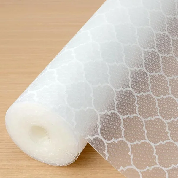 Skuffeforing. 30 x 500 Ikke-klæbende køkkenskuffebeskytter Plast EVA Måtte til køleskab, skab, hylder. Til møbler og opbevaring