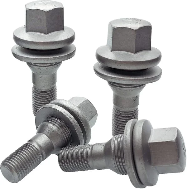 4 st Hjulbultar Muttrar för Citroen C2 C3 C4 C5 Peugeot 206 207 308 407, Gänga M12 x 1.25