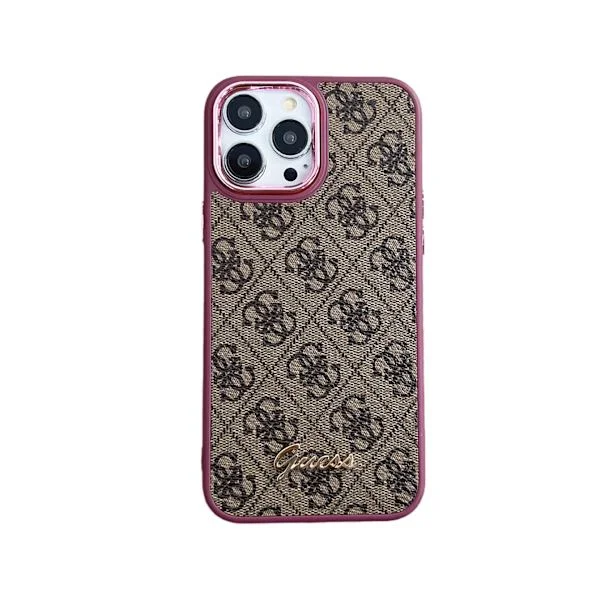 Guess 4G Charms Skal & Skydd för iPhone 13 Pro Max - Brun