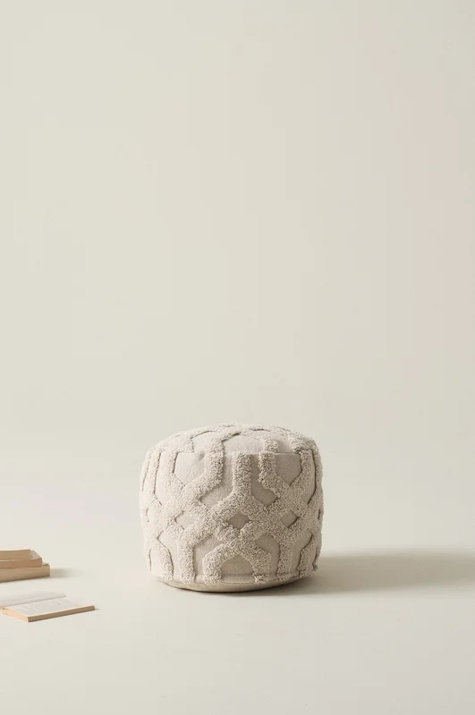 Jotex - Siddepuf ø 40 Cm Natur - KERALA - Køb Siddepuffer hos Jotex