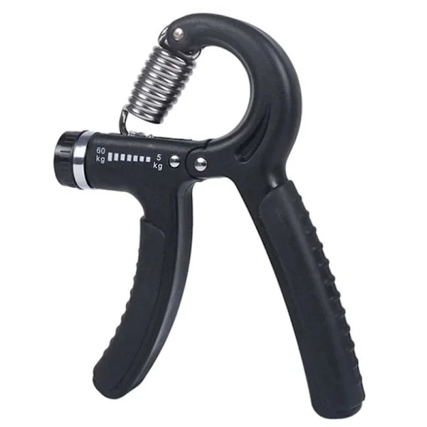 Justerbar håndtrener for grepstyrke 5-60kg Håndgrep Grep Trener svart