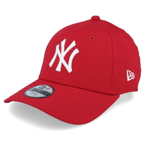 New Era - MLB Rood adjustable Cap - Kids New York Yankees 9FORTY Basic Scarlet Adjustable @ Hatstore