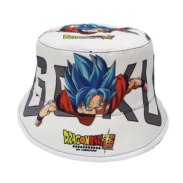 Anime Figurer Tryck Mössa Solhatt Barn Pojkar Flickor Bucket Hatt Fiskehatt Kepsar Gåva