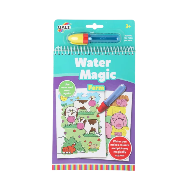 GALT Vattenmålarbok Water Magic Bondgårdsdjur Skapa & pyssla Unisex Flerfärgad ONESIZE