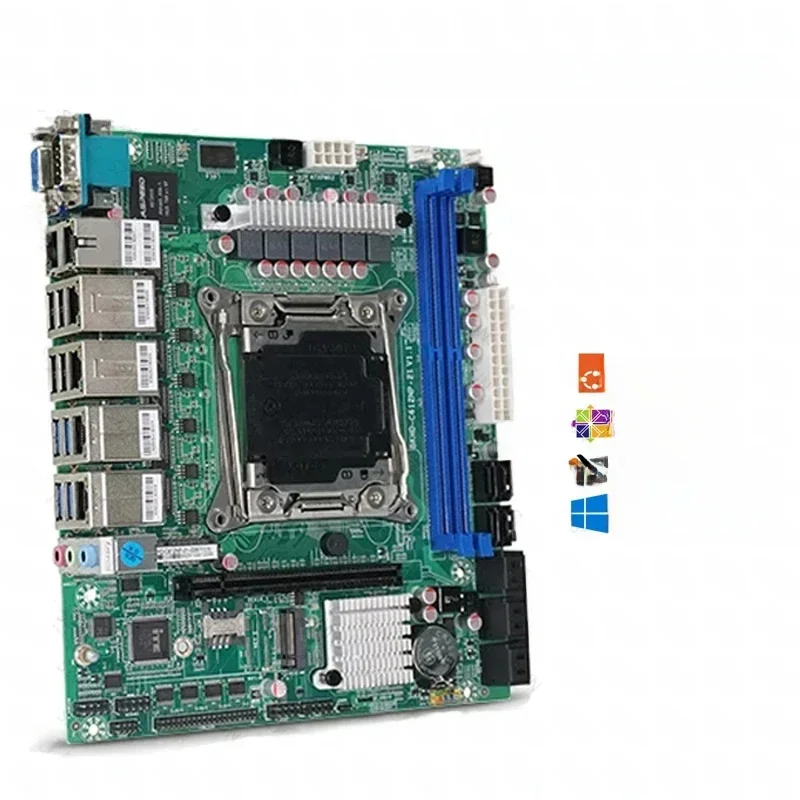 AliExpress - Home Nas X99 Motherboard C612 Chip LGA2011-3 für NAS Router Sever 6x2,5 GbE I226 10xSATA Unterstützung Raid Xeon E5-V3 V4