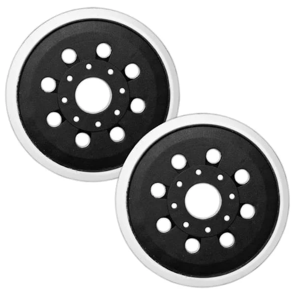 2 stk. slipeskiver for Bosch, 123 mm 8-hulls slipeskiver erstatningsputer 5 tommer slipepapir kompatibel med Bosch Ge