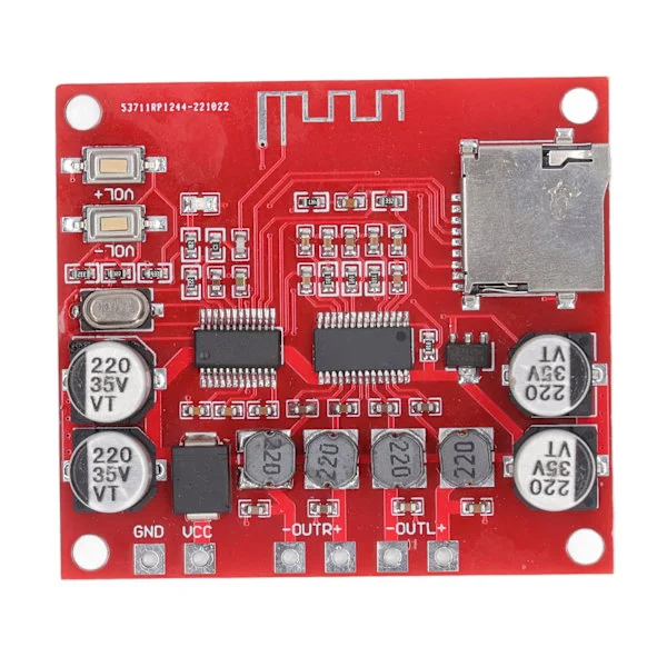 Bluetooth Stereo Forstærker Board 2 Kanal Trådløs Højttaler Forstærker DC 12V til 24V