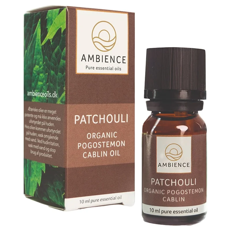 Ambience Patchouli Olie Økologisk 10 ml, Parfumer & Dufte, Duftolier, Æteriske Olier