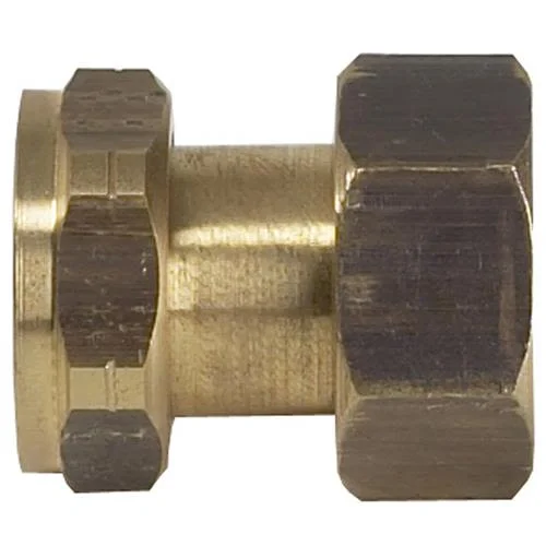 Vatette 1946089 Dubbelmutter 22 mm x G20, mässing, Installation