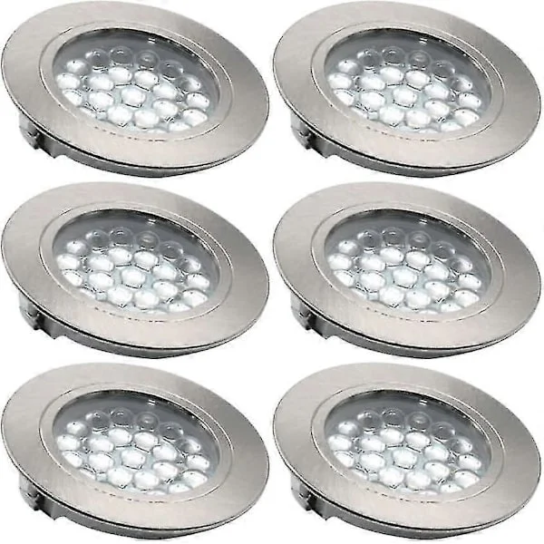 2025-6st LED Infällda Downlights, LED Infällda Spotlights Tak, Taklampa Ultratunn