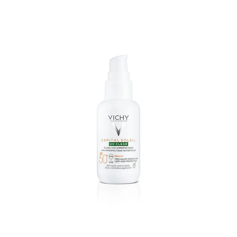 Vichy Capital Soleil UV Clear SPF 50+ 40 ml, Hudpleje, Solcreme & Solpleje, Solcreme