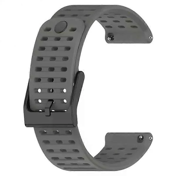 Gäller för 4 modeller för Suunto 9 Peak Andningsbara klocktillbehör 18 gram Armband Vattentätt klockarmband Silikon