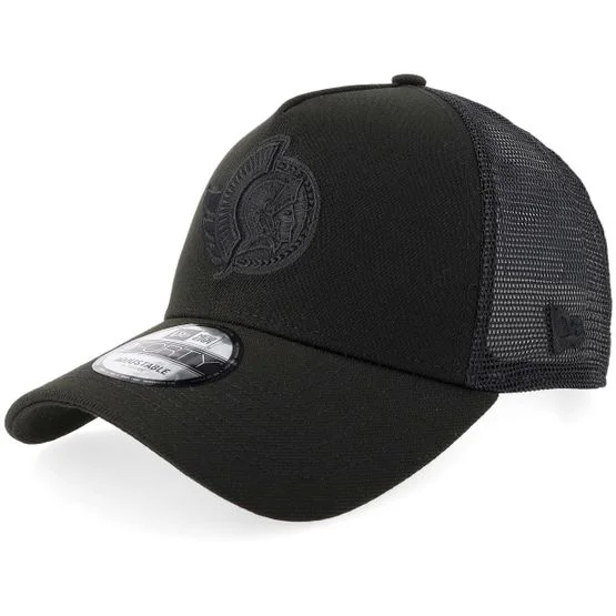 New Era - NHL Svart trucker Keps - Hatstore Exclusive x Ottawa Senators 9FORTY Black A-frame Trucker @ Hatstore