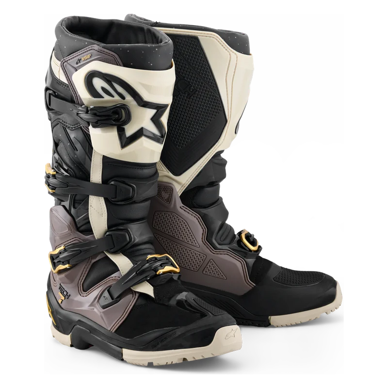Alpinestars Tech 7 Drystar Enduro Boots Black/Dark Grey/Gold 43