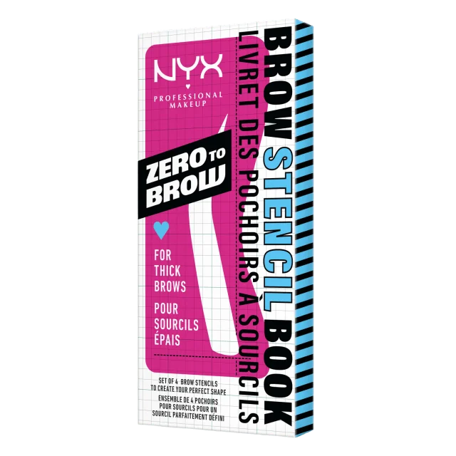 NYX Professional Makeup Zero To Brow Stencil Ögonbryn Unisex ONESIZE