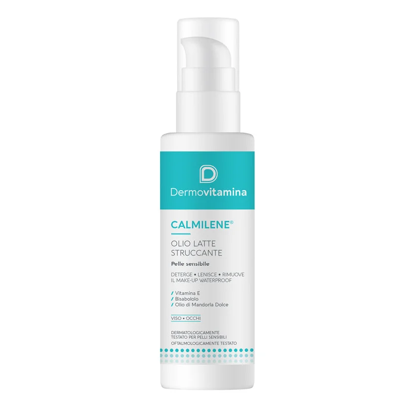 DERMOVITAMINA Calmilene Olio Latte Struccante 100ml - Olio detergente viso