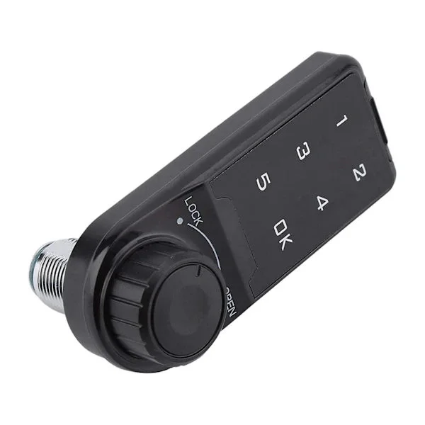 Combination Lock, Digital Electronic Security Door Lock Coded Cabinet Lock Push Button Lock Password