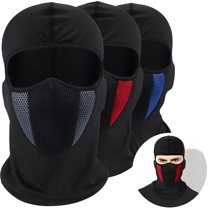 AliExpress - Cagoule respirante pour Moto, masques complets, casquette Skullies, chapeau de Motocross, casque de Moto, cou d'équitation, masque de 