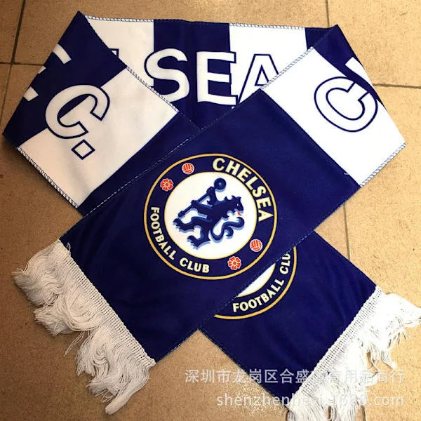 Mub- Fans Real Madrid, Liverpool, Miami Bibs, Scarves, Football Fans, Autumn and Winter Cheers, Hand-Waving Scarves Chelsea