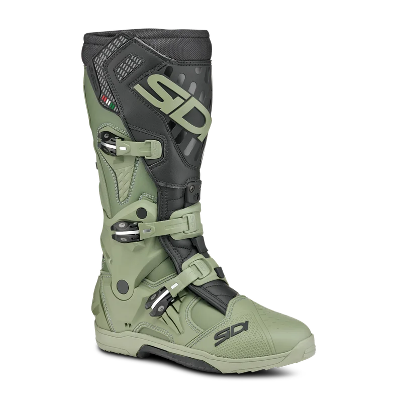 Stivali Cross Sidi Crossair Militare/Nero 49