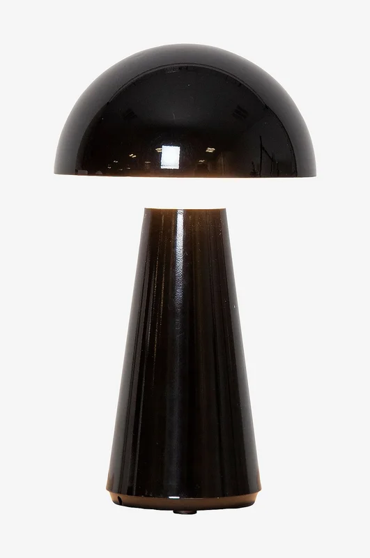 Star Trading - Bordlampe Mushroom - Sort - Genopladelige lamper - Fra Homeroom