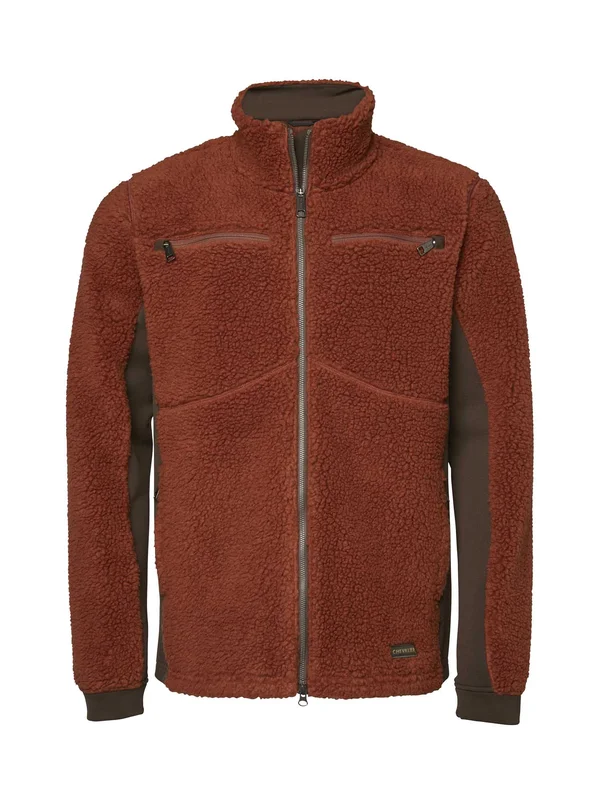 Chevalier Root Wool Pile Jacke, Herren - Schwarz, Geräuscharme italienische Stoffe-Wasserdicht, Atmungsaktiv, Für Jagd und Outdoor
