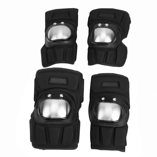 4pcs Motorcycle Knee Elbow Pads Outdoor Riding Support Bar Gear 4pcs Protective Gear