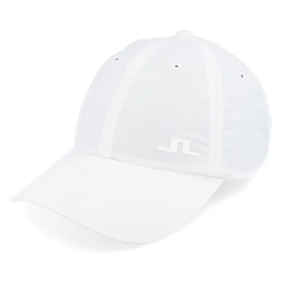 J.Lindeberg - White unconstructed Lippis - Joar Cap White Dad Cap @ Hatstore