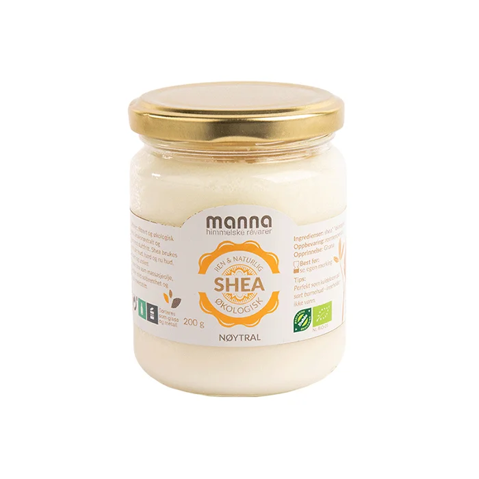 Manna Sheasmør Nøytral 200 g