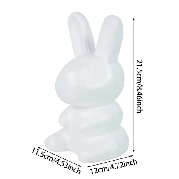 Polystyren Styrofoam Skumboll Rosbjörn Modellering Styrofoam Björn DIY Hantverk Bröllopsdekor Födelsedagsfest Alla Hjärtans Dag Presenter(D)