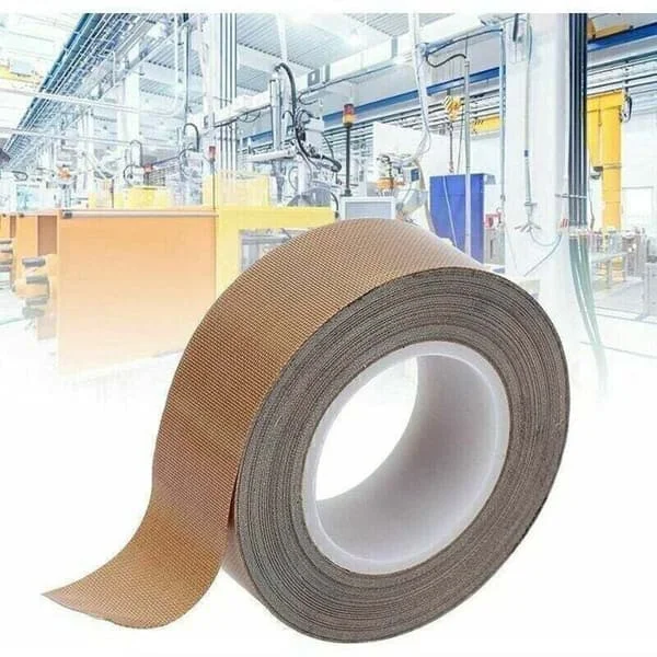 Høytemperatur PTFE selvklebende teflontape for vakuumforsegling isolasjon (0.18mm x 19mm x 10m)