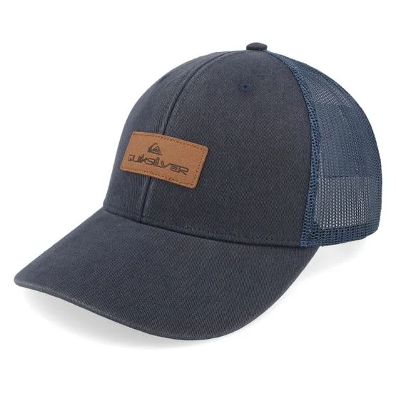 Quiksilver - Blå trucker Caps - Down The Hatch India Ink Trucker @ Hatstore